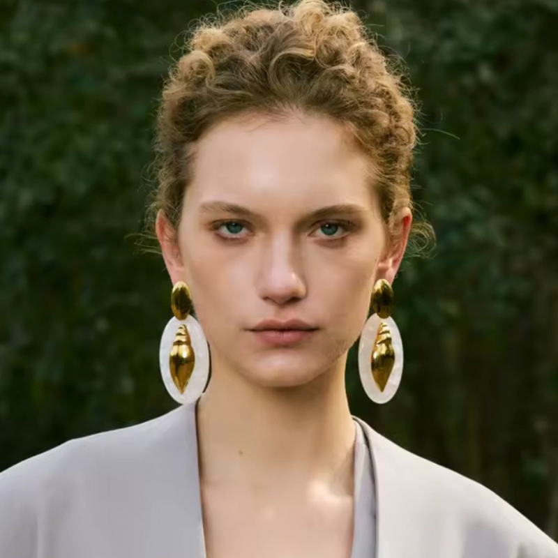 MAXI ORECCHINI MADREPERLA