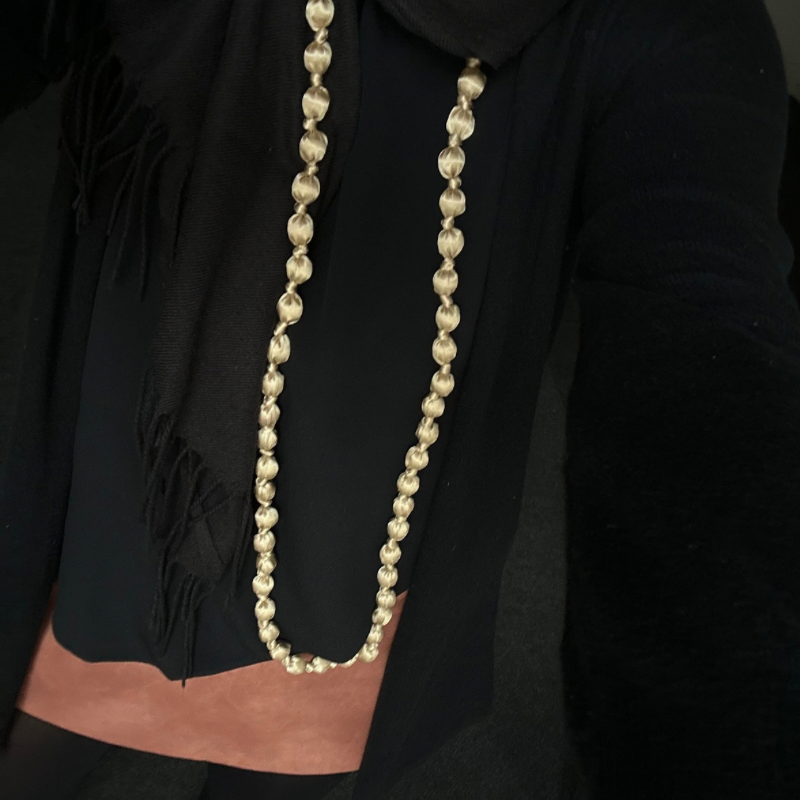 COLLANA DI STOFFA
