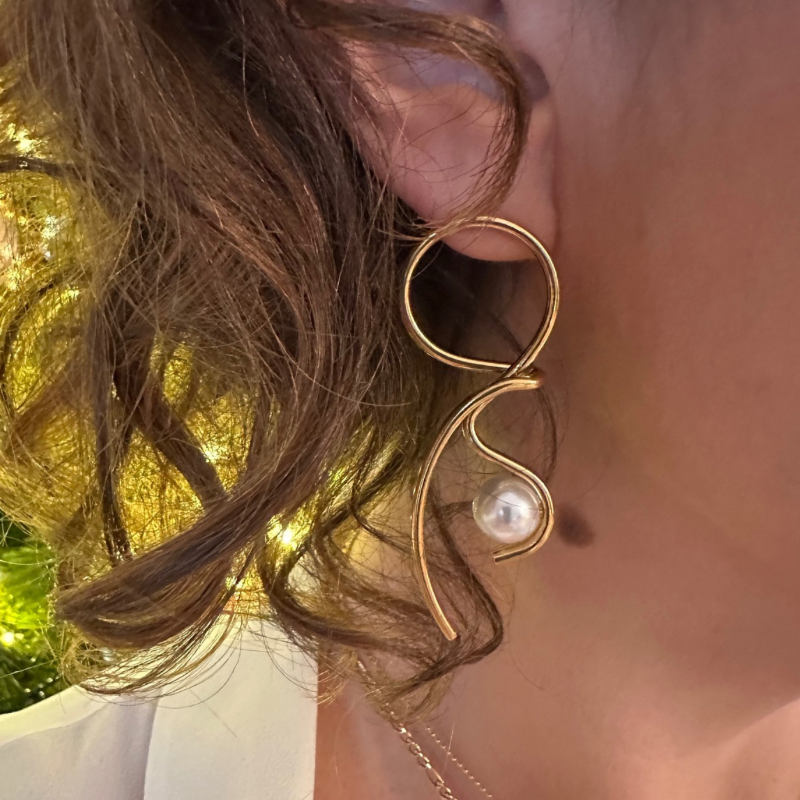 ORECCHINI “INTRECCIO PERLA”