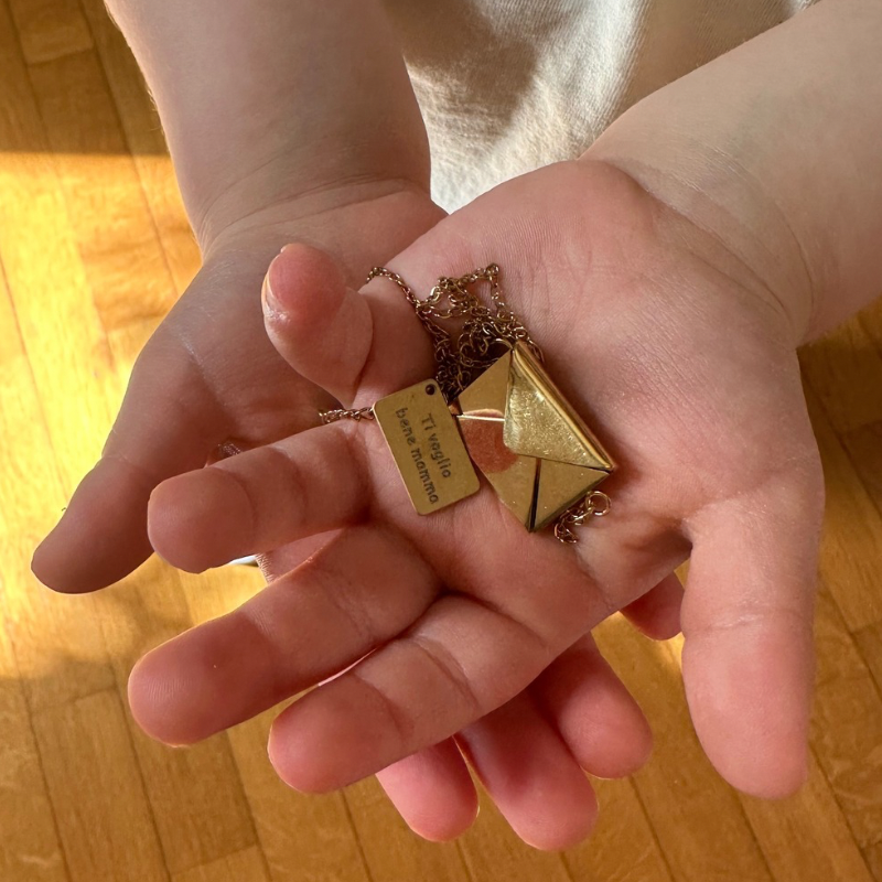 COLLANA CON MESSAGGIO