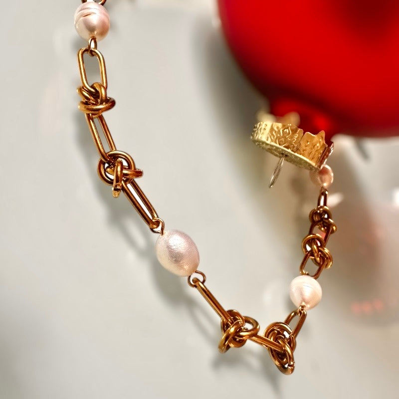 COLLANA “CATENA CON PERLE”