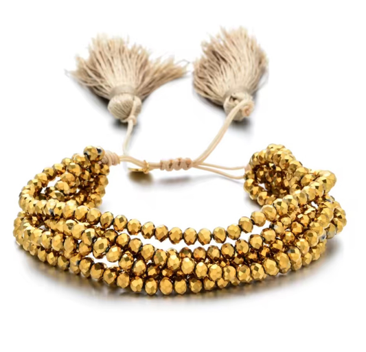 BRACCIALE MULTIFILO ORO