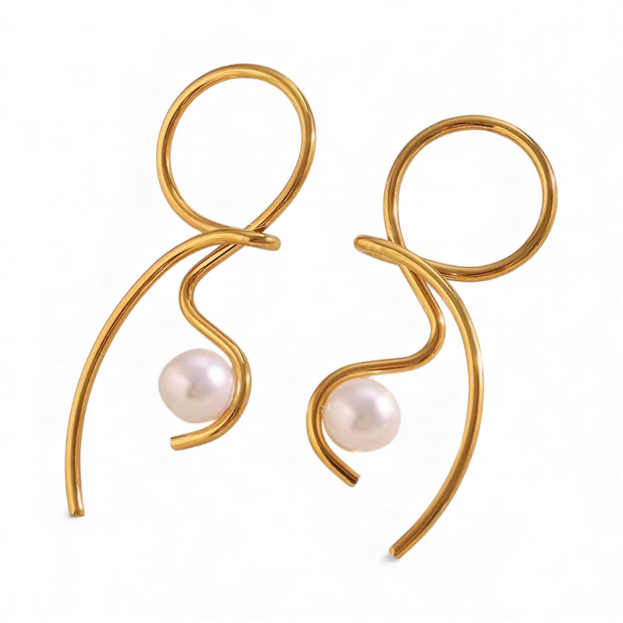 ORECCHINI “INTRECCIO PERLA”