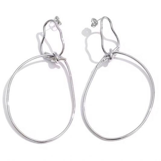 MAXI PENDENTI “FIL ROUGE” ARGENTO