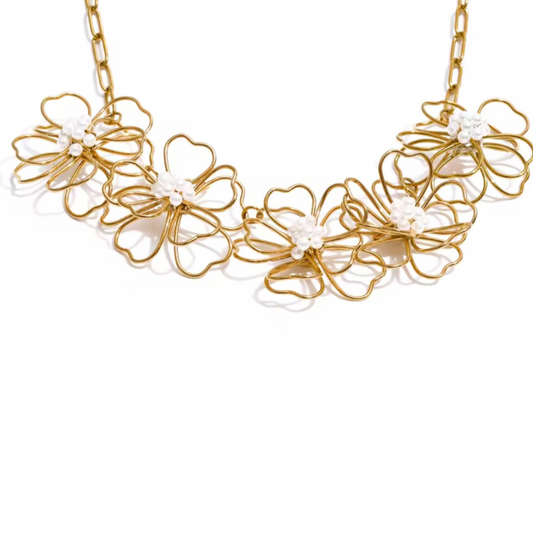 COLLANA “DISEGNO DI FIORI”