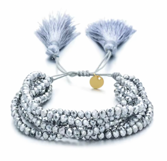 BRACCIALE MULTIFILO ARGENTO