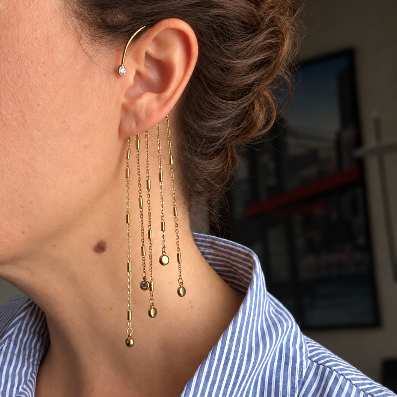 EAR CUFF “ZIRCONI”