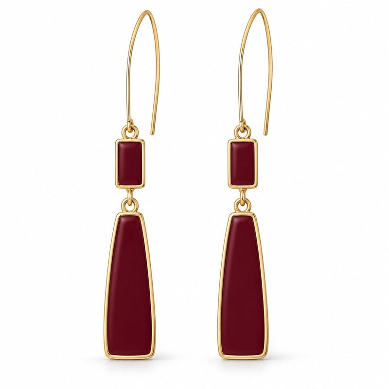 ORECCHINI “BORDEAUX”